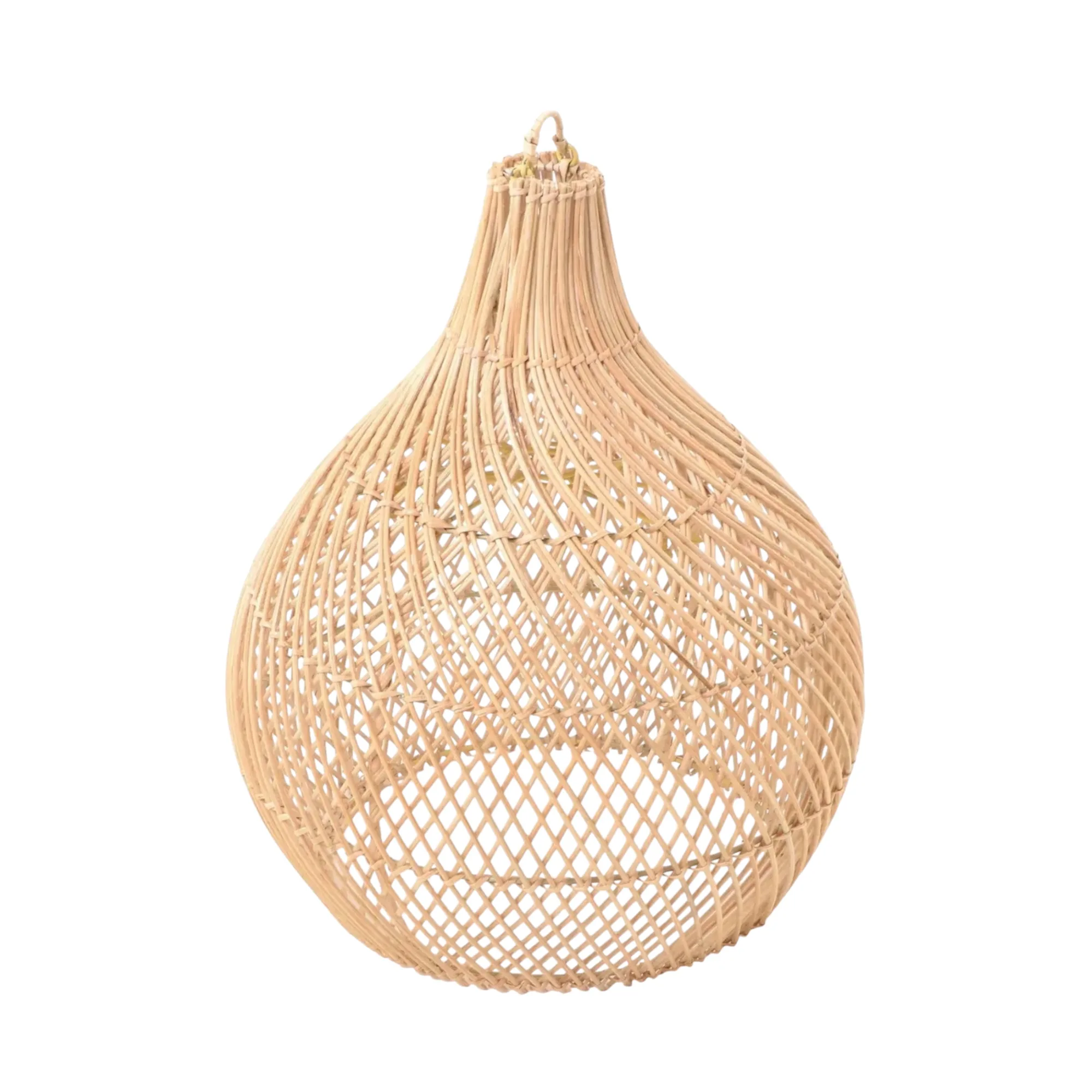 Cozy Boho Woven Pendant Light