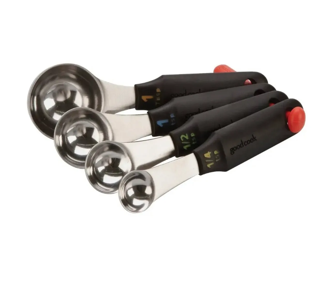 GoodCook Stainless Steel Measuring Spoon Set (4-Piece)